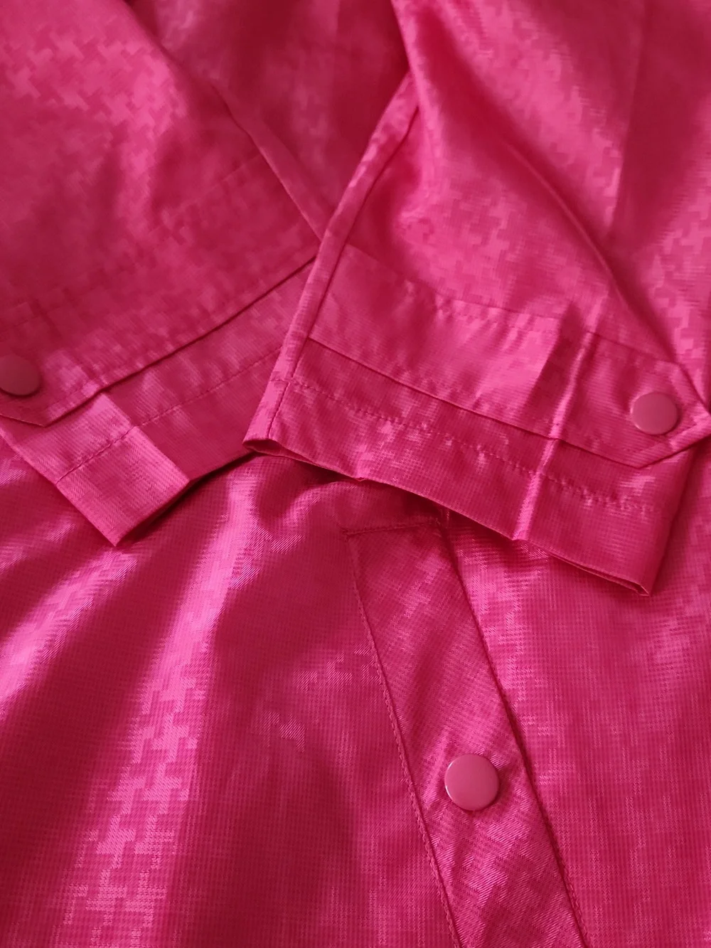 UBU Hot Pink Women's Lightweight Trench Coat - Picture 6 of 10